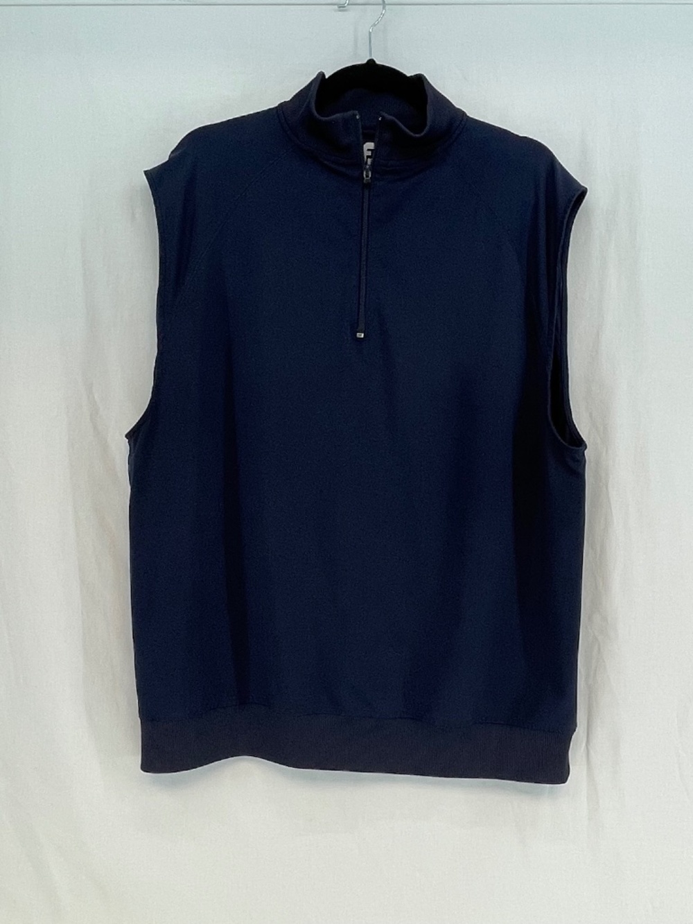 FootJoy FJ Golf Athletic Vest Navy Quarter Zip Lightweight Stretch Men’s Size L